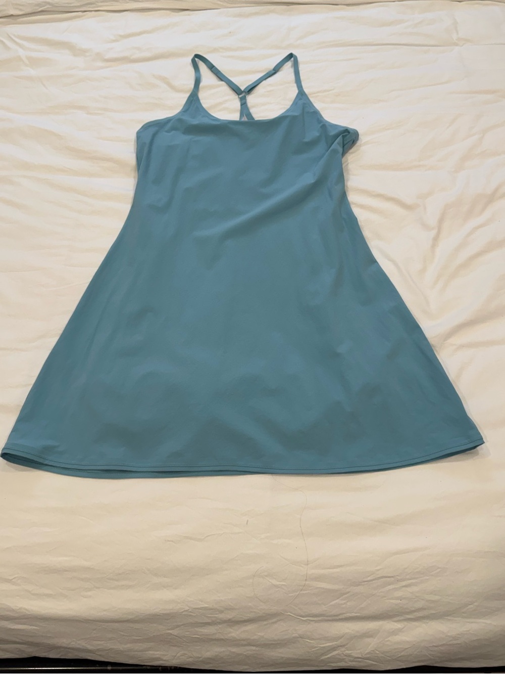 Outdoor Voices Light Teal Blue Exercise Dress